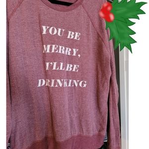 PROJECT SOCIAL T Holiday Sweatshirt Size L